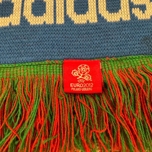 Euro 2012 Italia ITALY Football Soccer Scarf Scarve NOS - Picture 9 of 9
